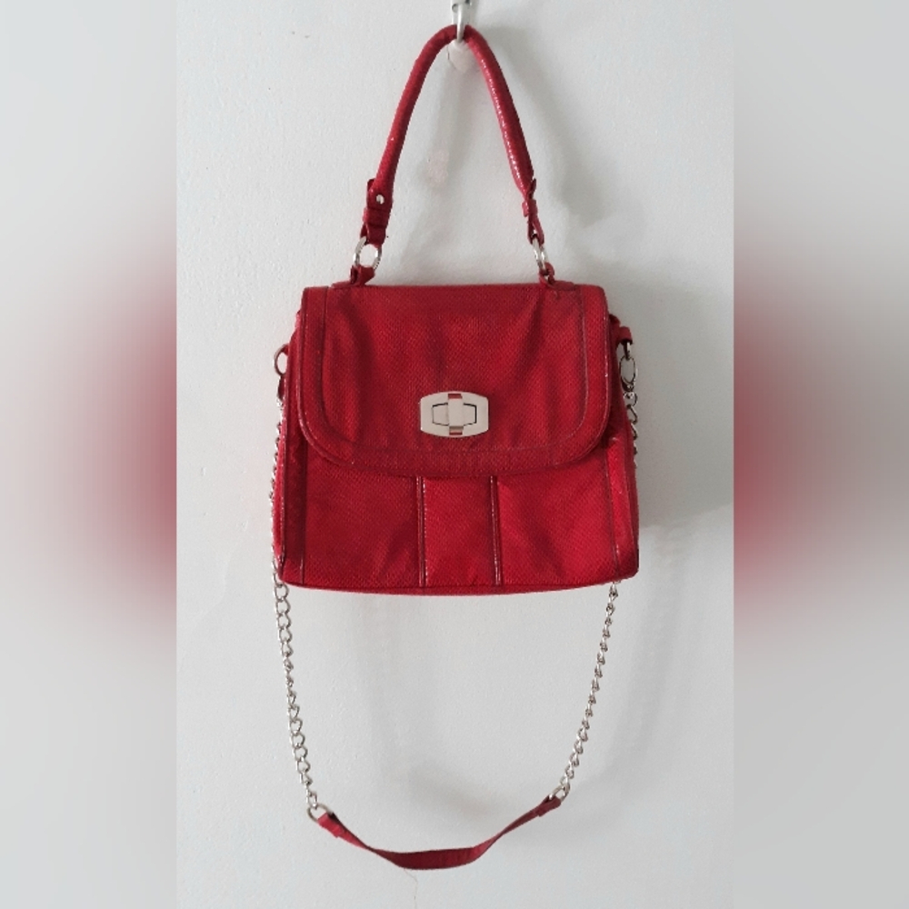 WHBM Snakeskin Handbag